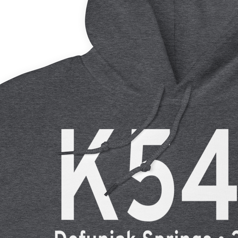 Defuniak Springs Airport (K54J) ICAO Hoodie Sweatshirt 