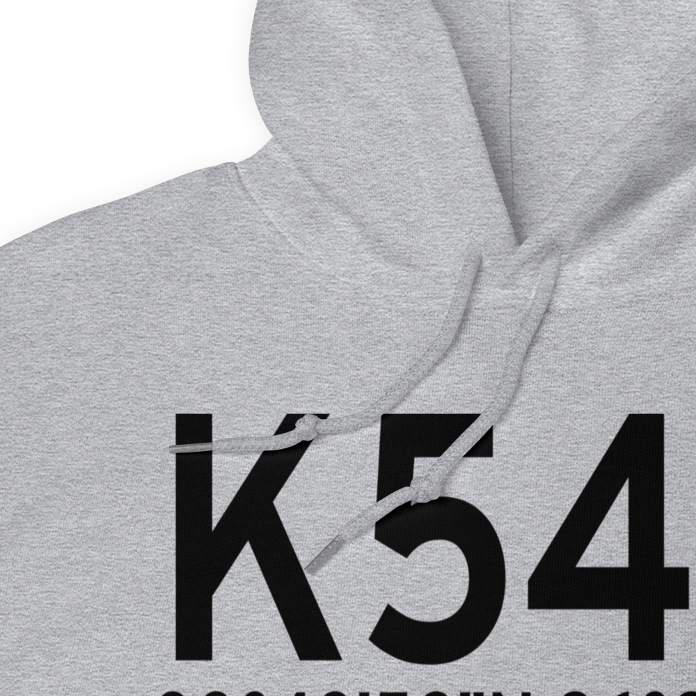 Defuniak Springs Airport (K54J) ICAO Hoodie Sweatshirt 