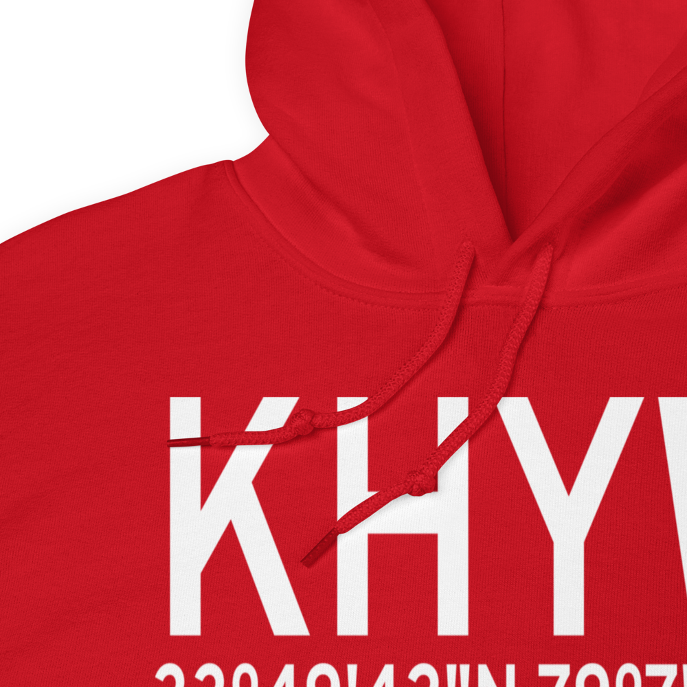 Conway Horry County Airport (KHYW) ICAO Hoodie Sweatshirt 