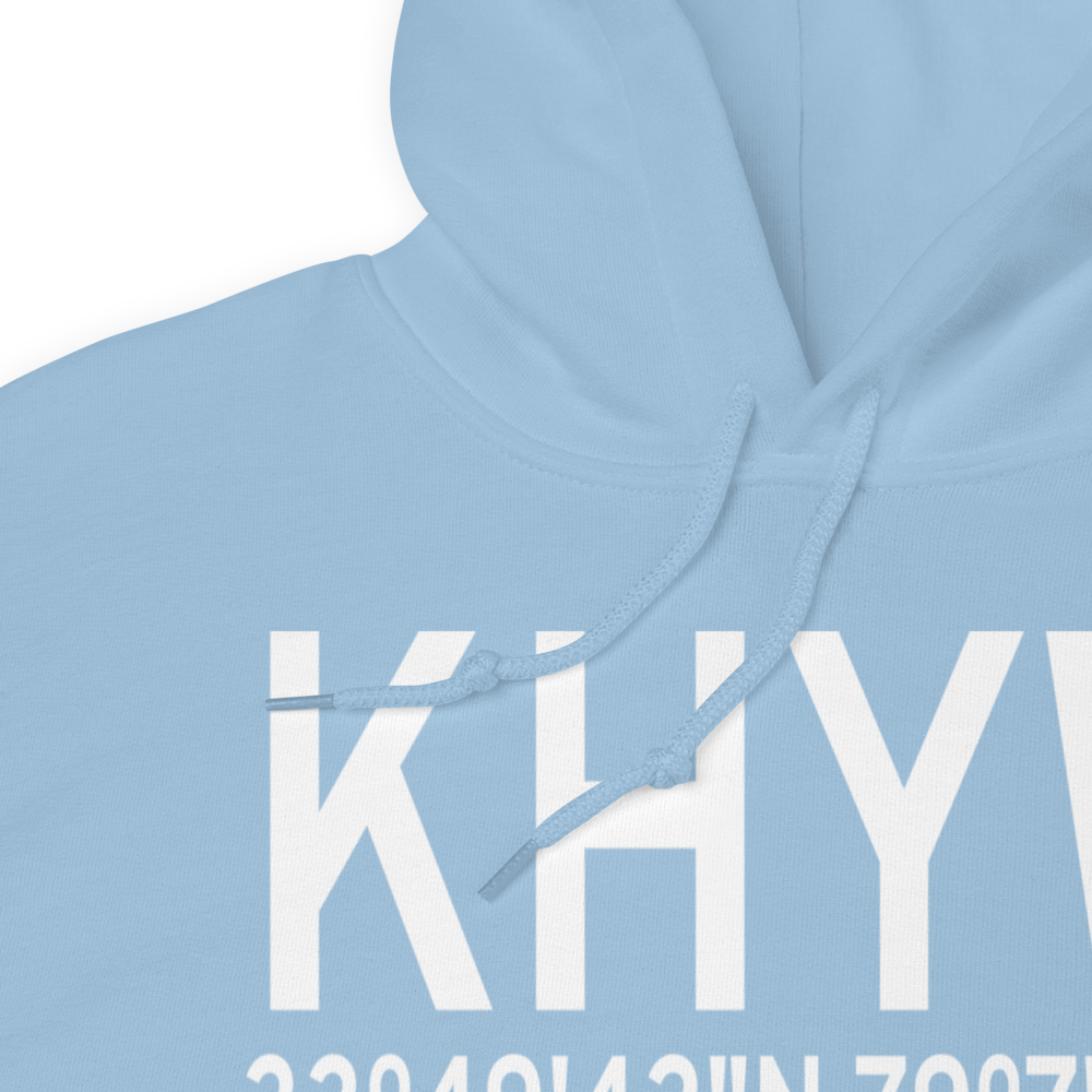 Conway Horry County Airport (KHYW) ICAO Hoodie Sweatshirt 