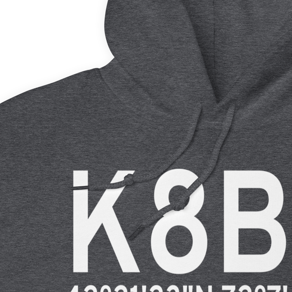 Tanner Hiller Airport (K8B5) ICAO Hoodie Sweatshirt 