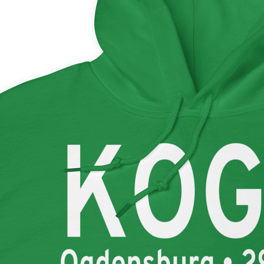 Ogdensburg International Airport (KOGS) ICAO Hoodie Sweatshirt 