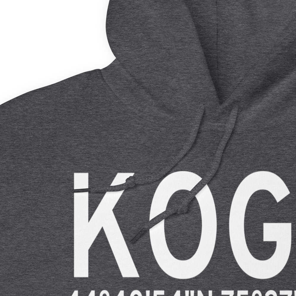 Ogdensburg International Airport (KOGS) ICAO Hoodie Sweatshirt 
