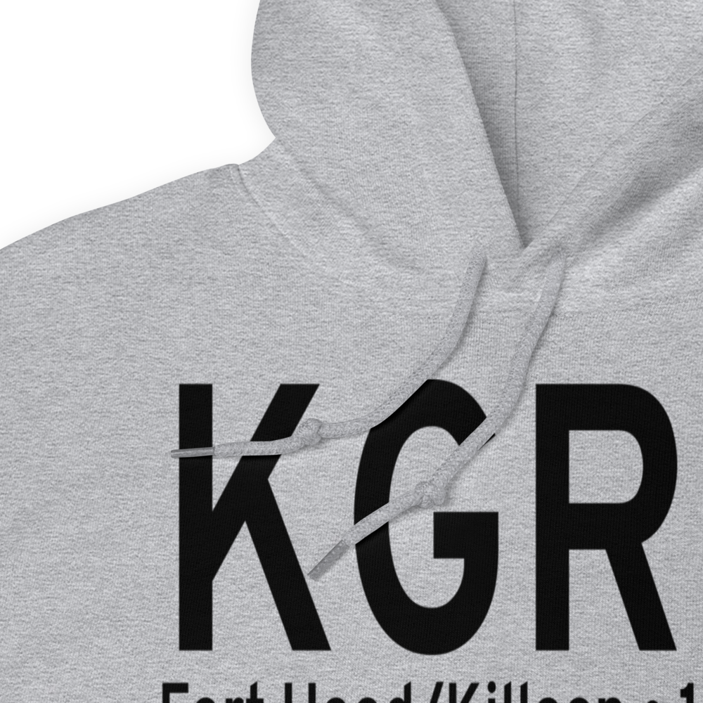 Robert Gray  Army Air Field Airport (KGRK) ICAO Hoodie Sweatshirt 