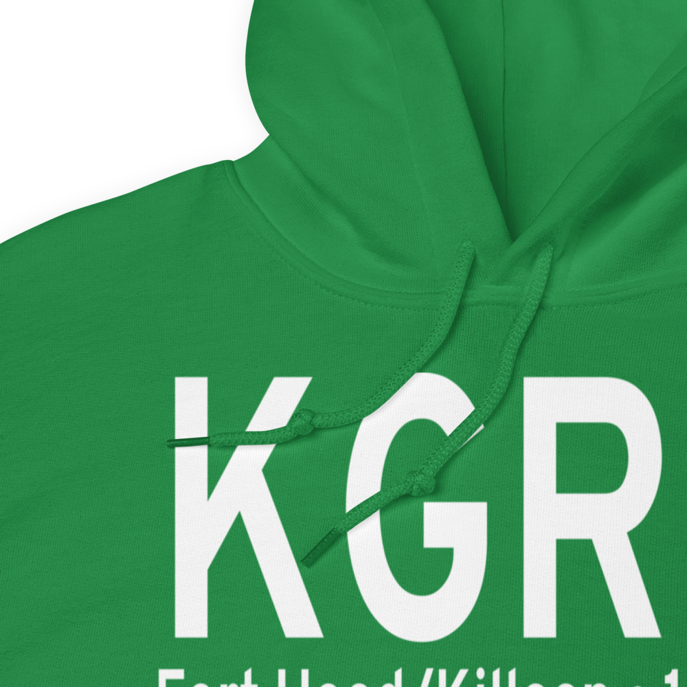 Robert Gray  Army Air Field Airport (KGRK) ICAO Hoodie Sweatshirt 