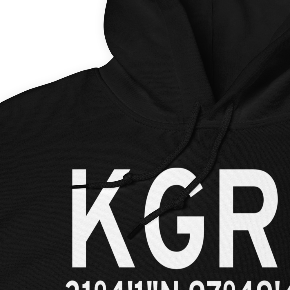 Robert Gray  Army Air Field Airport (KGRK) ICAO Hoodie Sweatshirt 