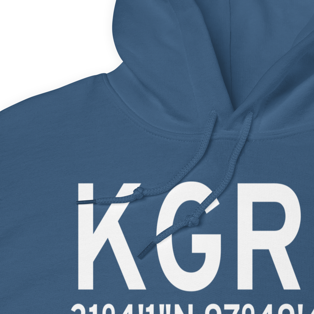 Robert Gray  Army Air Field Airport (KGRK) ICAO Hoodie Sweatshirt 