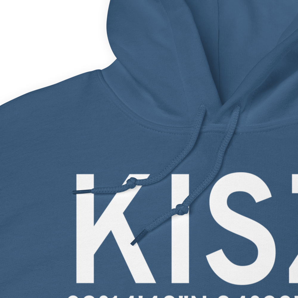 Cincinnati Blue Ash Airport (KISZ) ICAO Hoodie Sweatshirt 