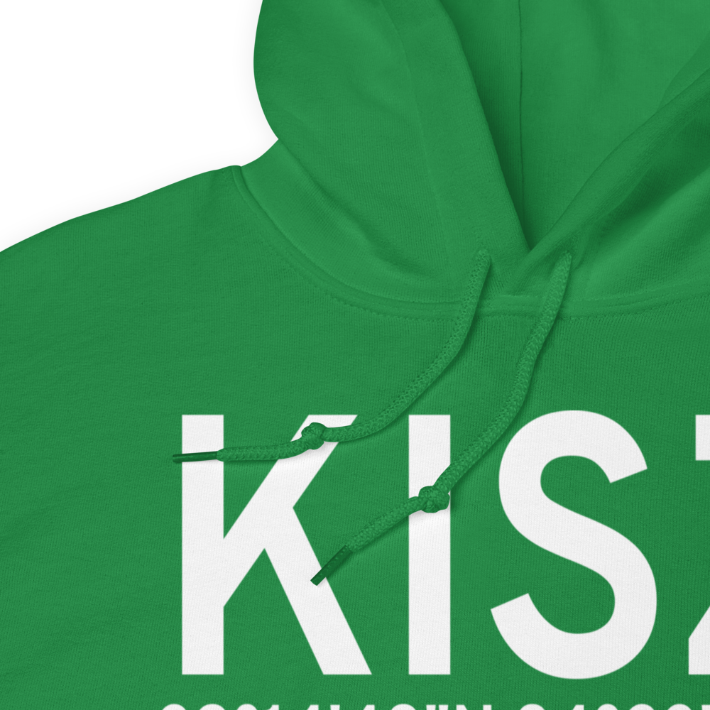 Cincinnati Blue Ash Airport (KISZ) ICAO Hoodie Sweatshirt 