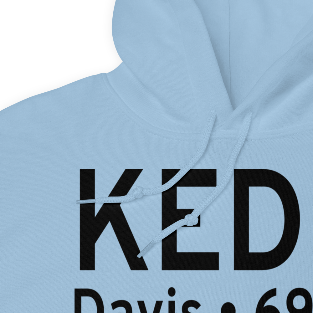 University Airport (KEDU) ICAO Hoodie Sweatshirt 