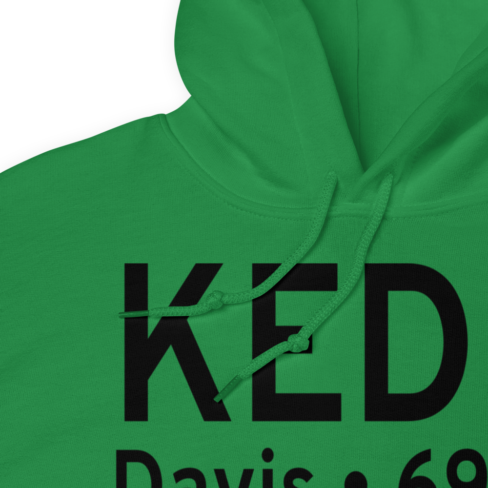 University Airport (KEDU) ICAO Hoodie Sweatshirt 