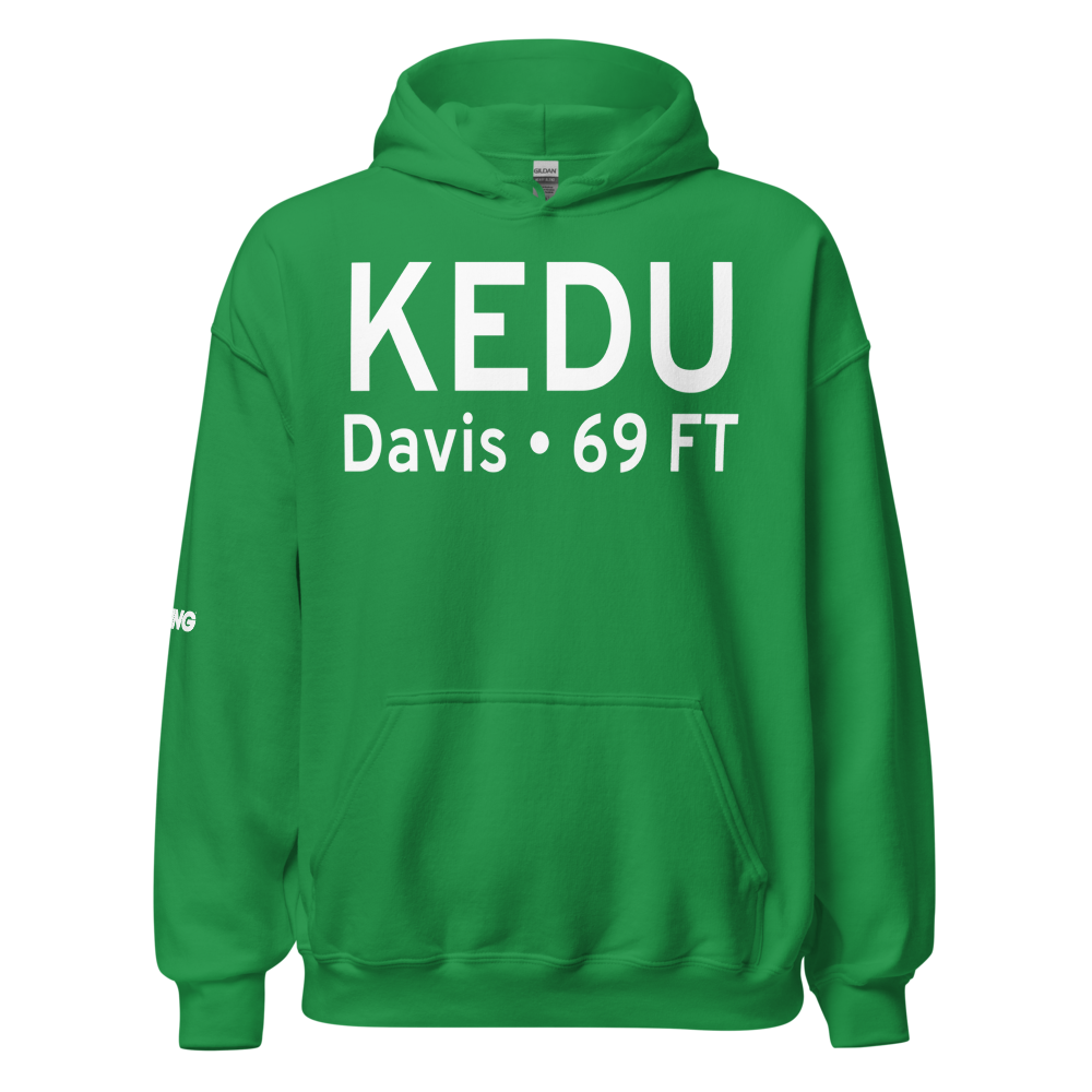 University Airport (KEDU) ICAO Hoodie Sweatshirt 