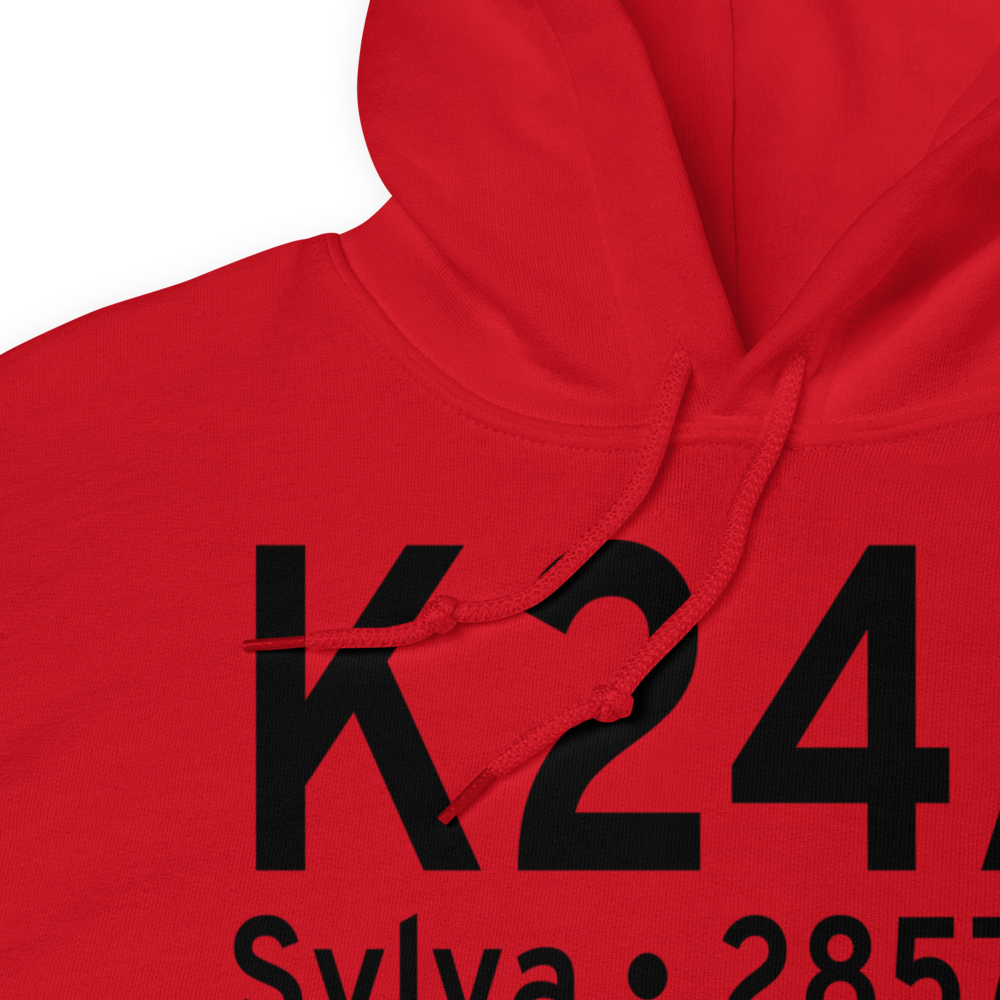 Jackson County Airport (K24A) ICAO Hoodie Sweatshirt 