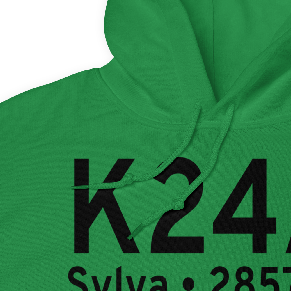 Jackson County Airport (K24A) ICAO Hoodie Sweatshirt 