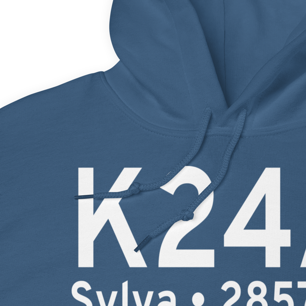 Jackson County Airport (K24A) ICAO Hoodie Sweatshirt 