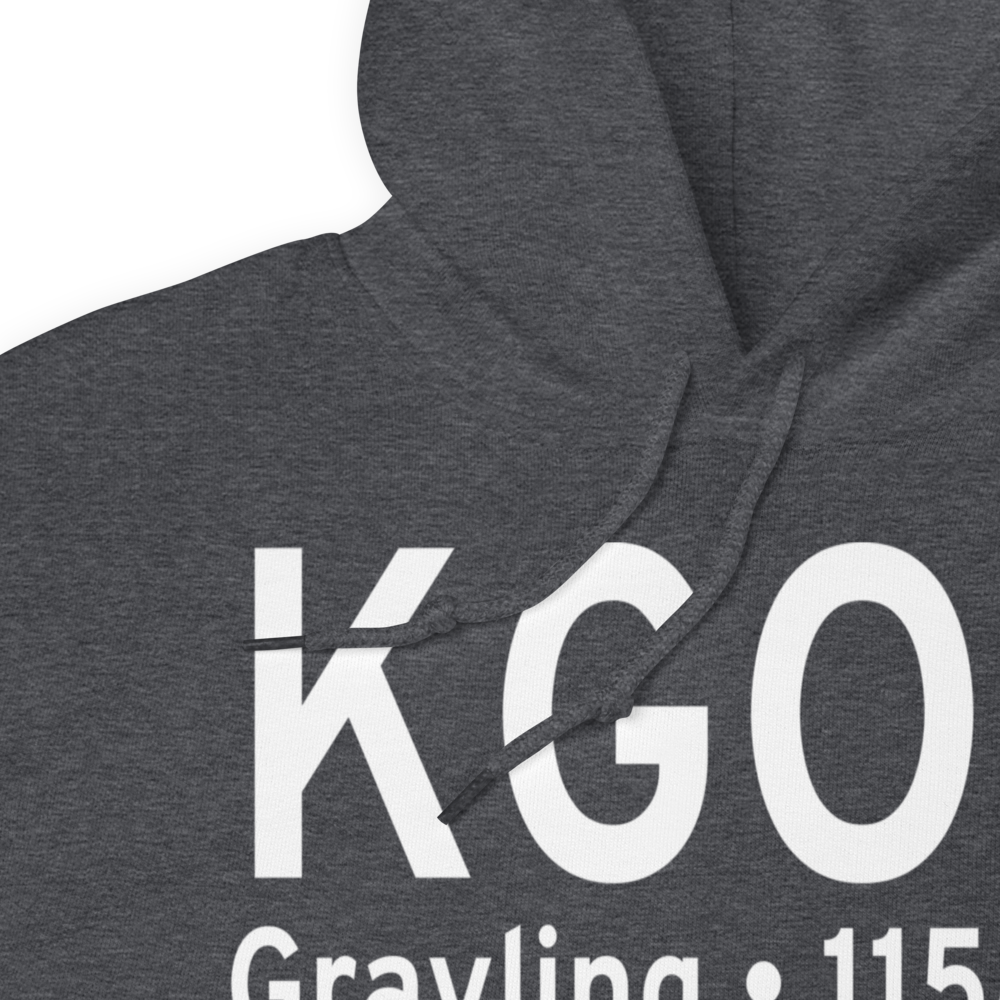 Grayling Army Air Field (KGOV) ICAO Hoodie Sweatshirt 