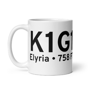 Elyria Airport (K1G1) ICAO Mug