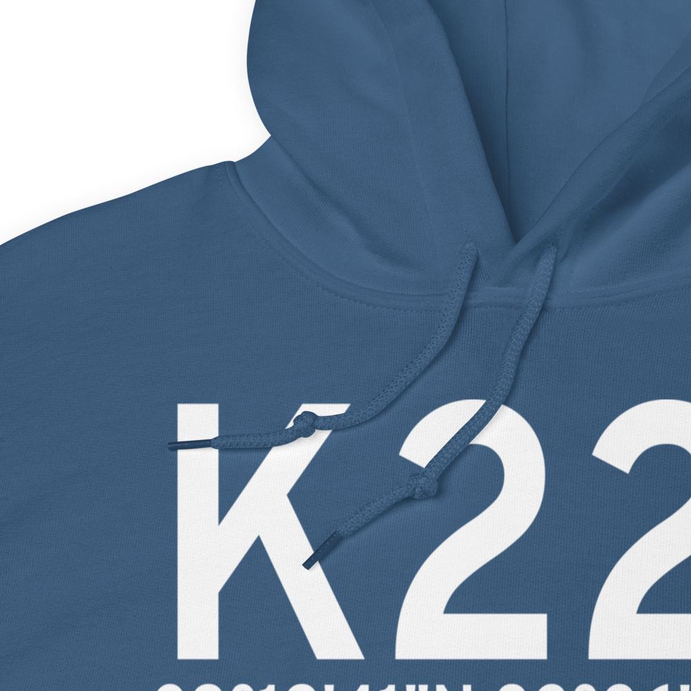 Vinton County Airport (K22I) ICAO Hoodie Sweatshirt 