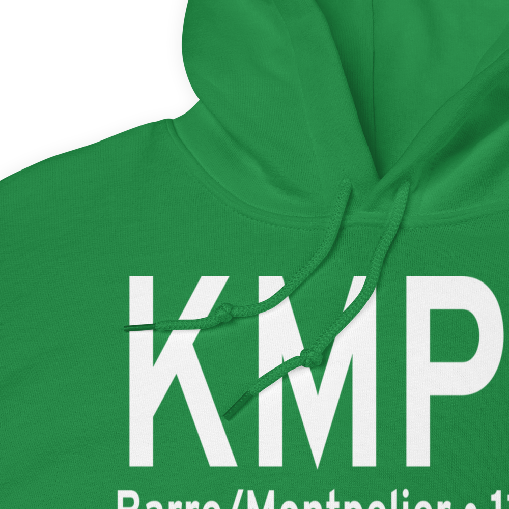 Edward F Knapp State Airport (KMPV) ICAO Hoodie Sweatshirt 