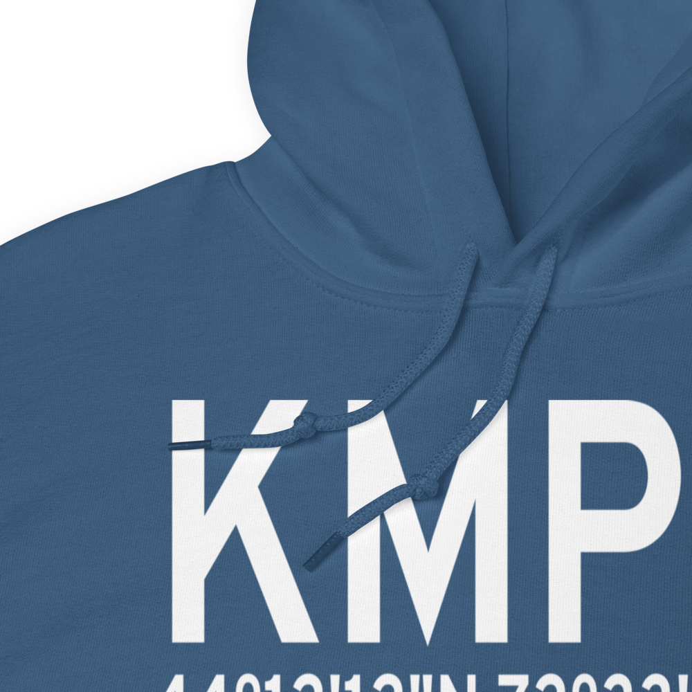 Edward F Knapp State Airport (KMPV) ICAO Hoodie Sweatshirt 
