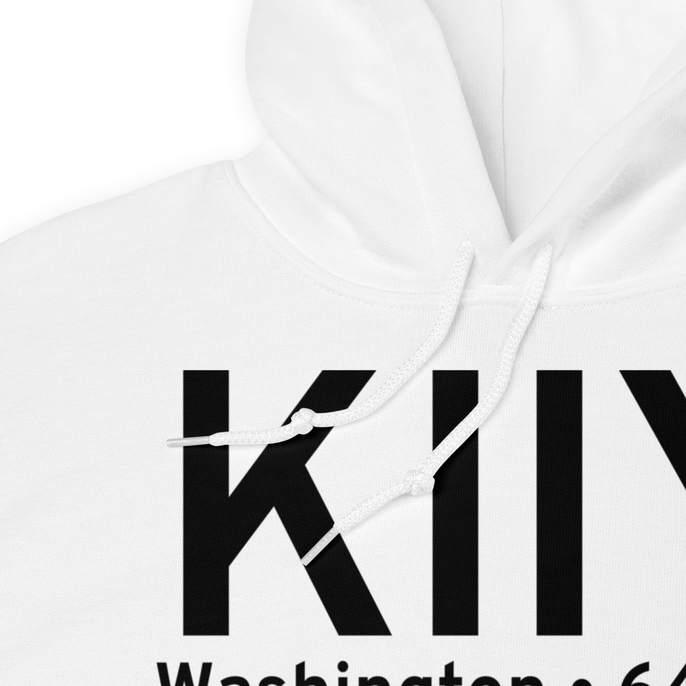Washington Wilkes County Airport (KIIY) ICAO Hoodie Sweatshirt 