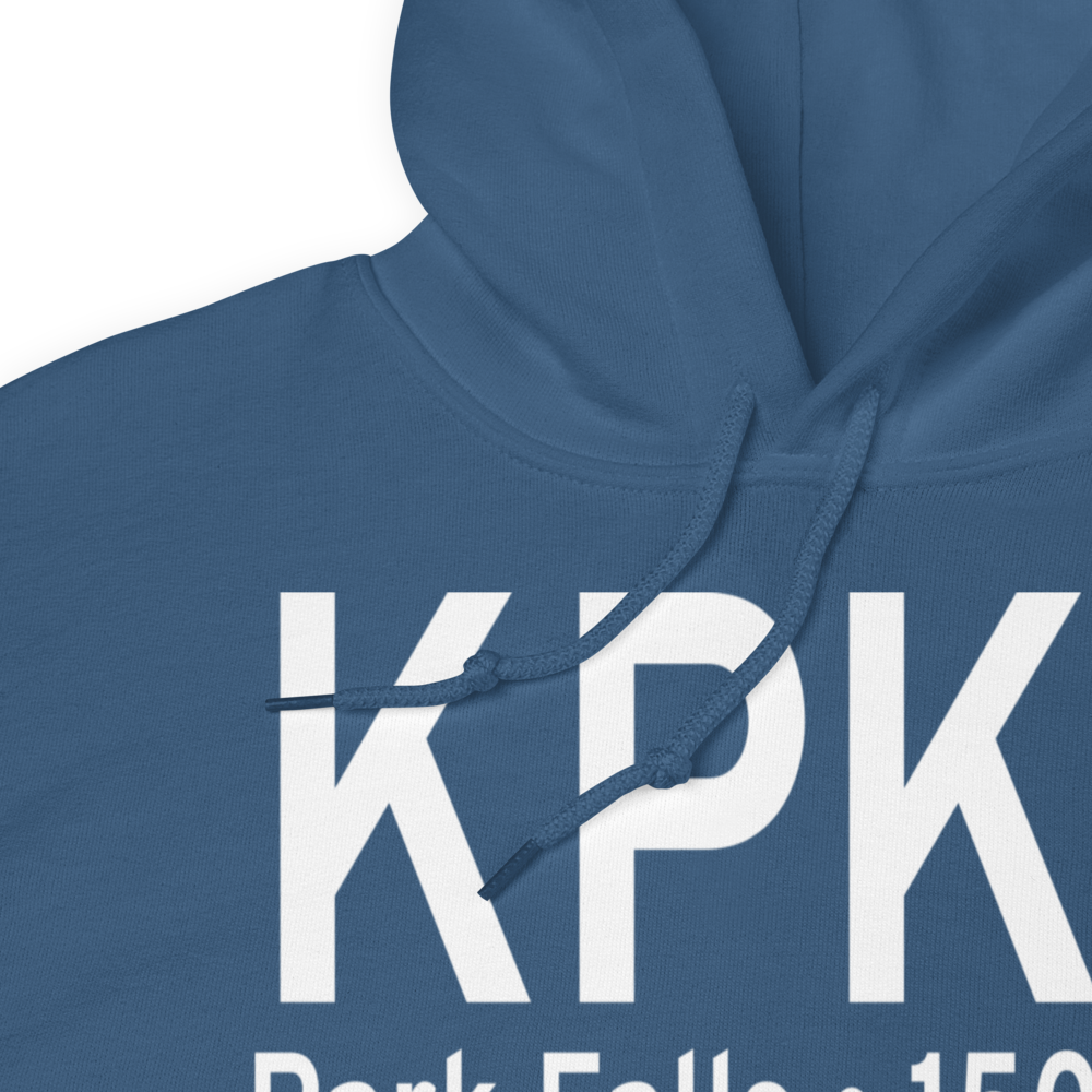Park Falls Municipal Airport (KPKF) ICAO Hoodie Sweatshirt 
