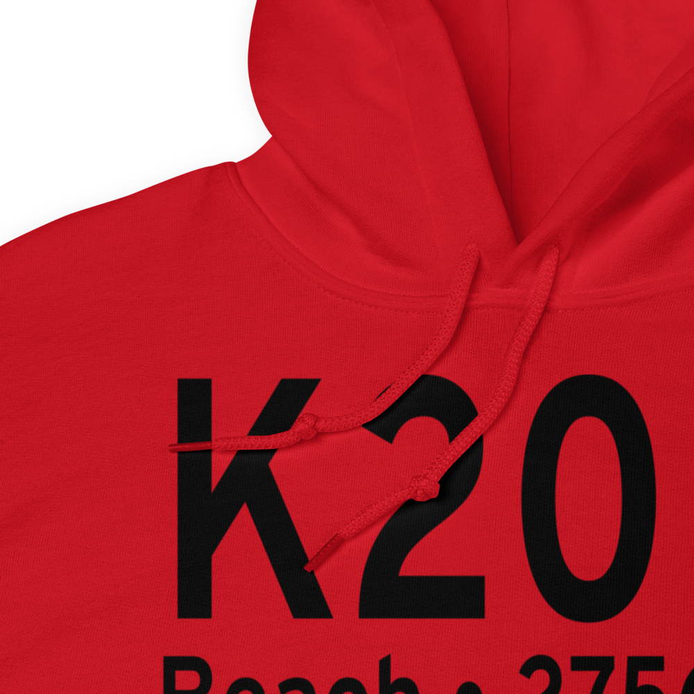Beach Airport (K20U) ICAO Hoodie Sweatshirt 