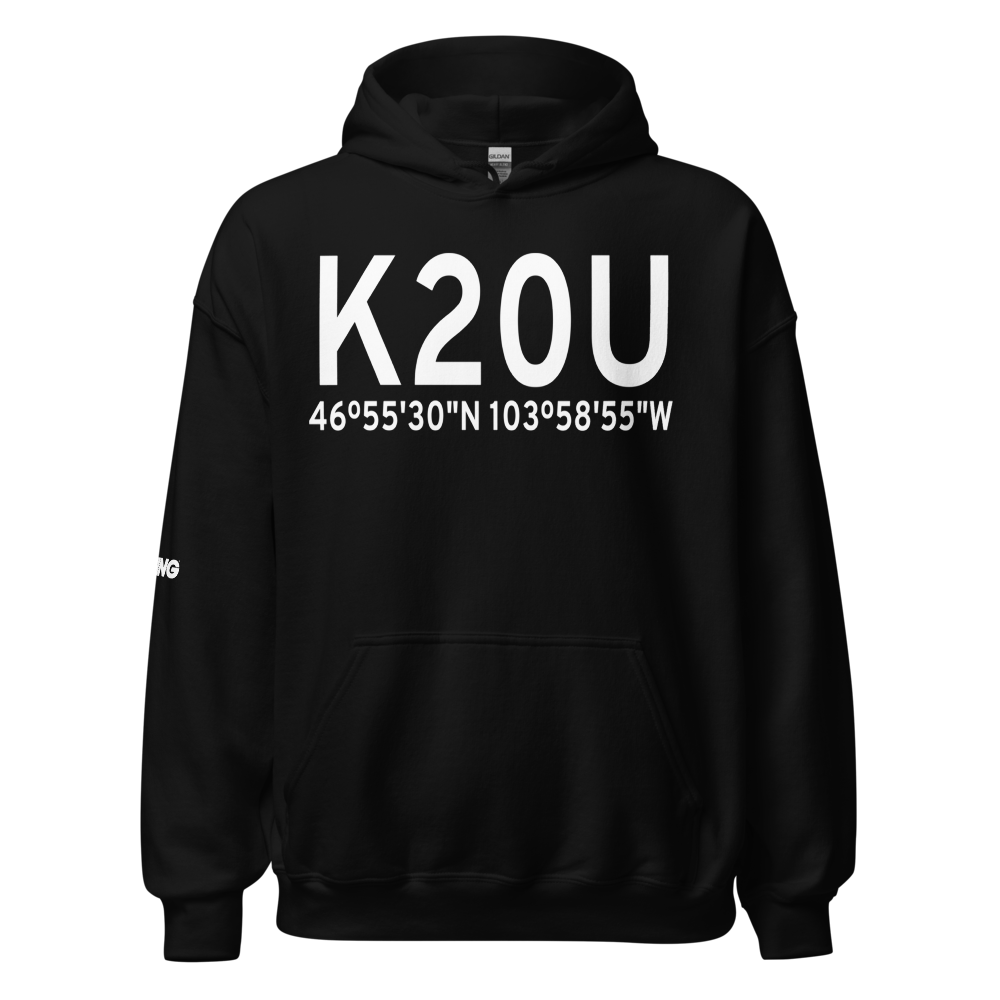 Beach Airport (K20U) ICAO Hoodie Sweatshirt 