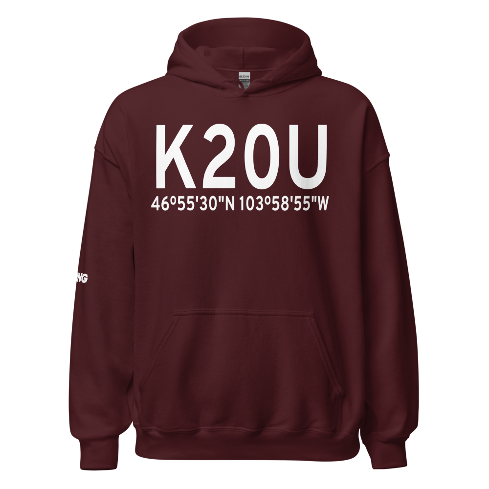 Beach Airport (K20U) ICAO Hoodie Sweatshirt 