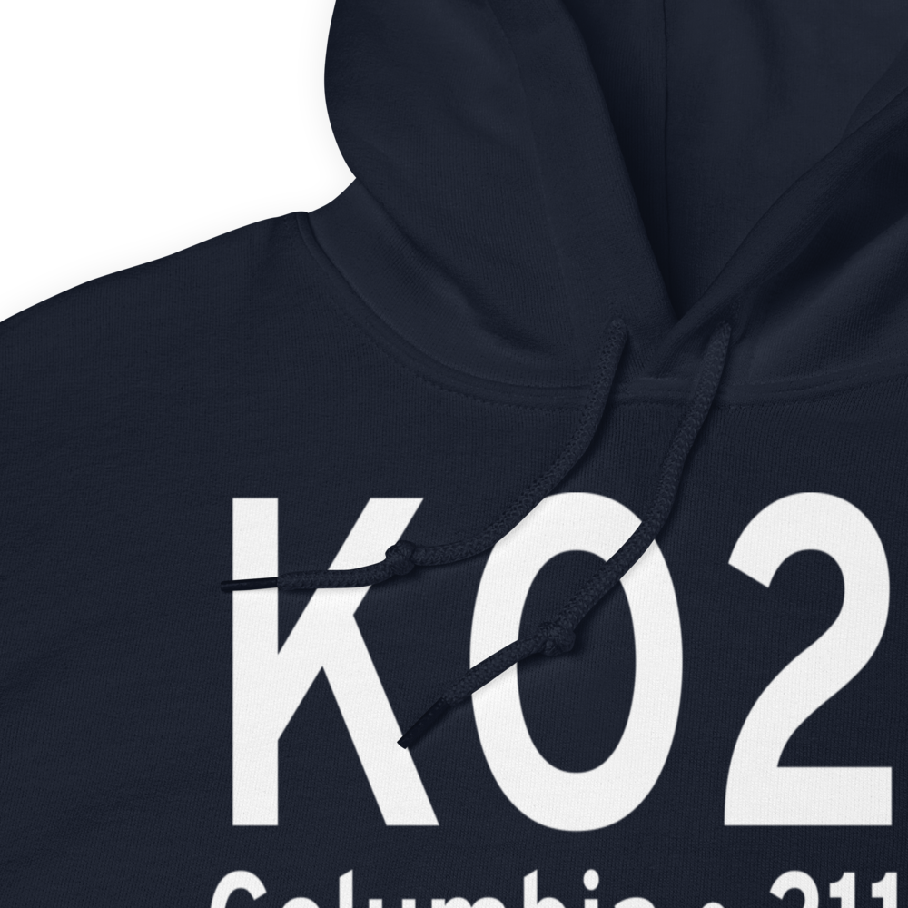 Columbia Airport (KO22) ICAO Hoodie Sweatshirt 