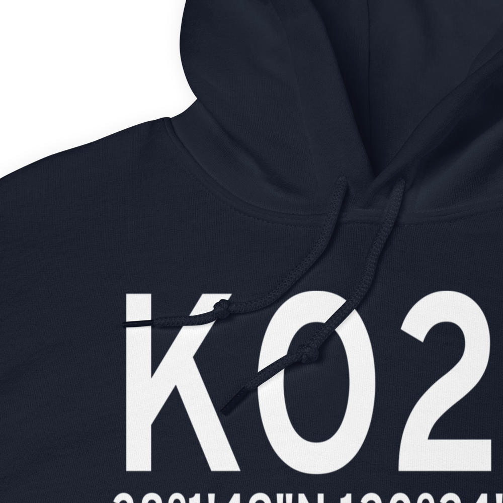 Columbia Airport (KO22) ICAO Hoodie Sweatshirt 
