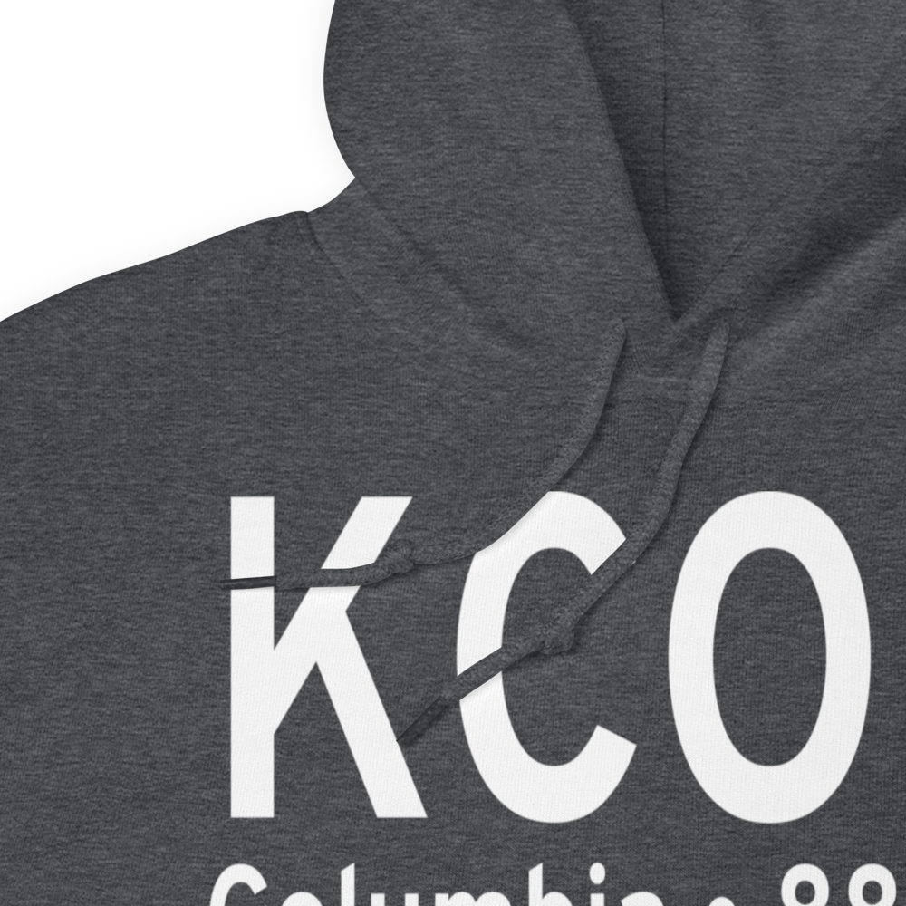 Columbia Regional Airport (KCOU) ICAO Hoodie Sweatshirt 