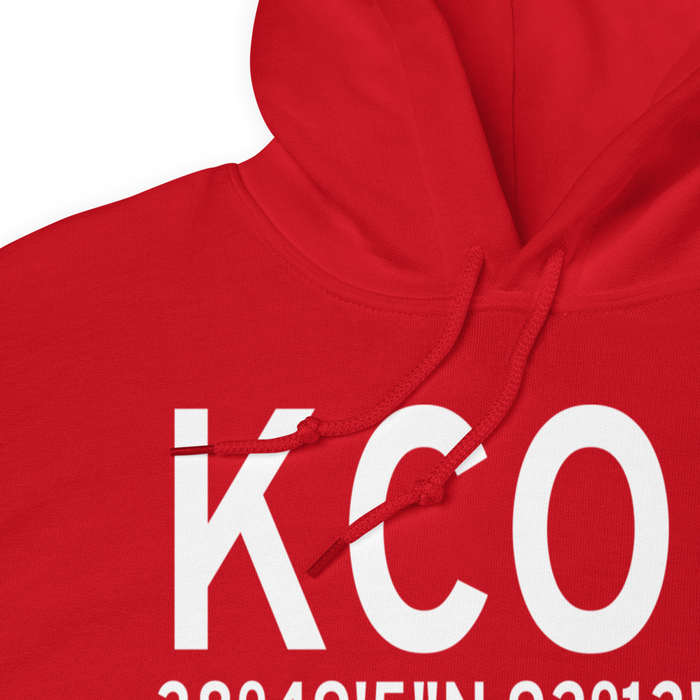 Columbia Regional Airport (KCOU) ICAO Hoodie Sweatshirt 