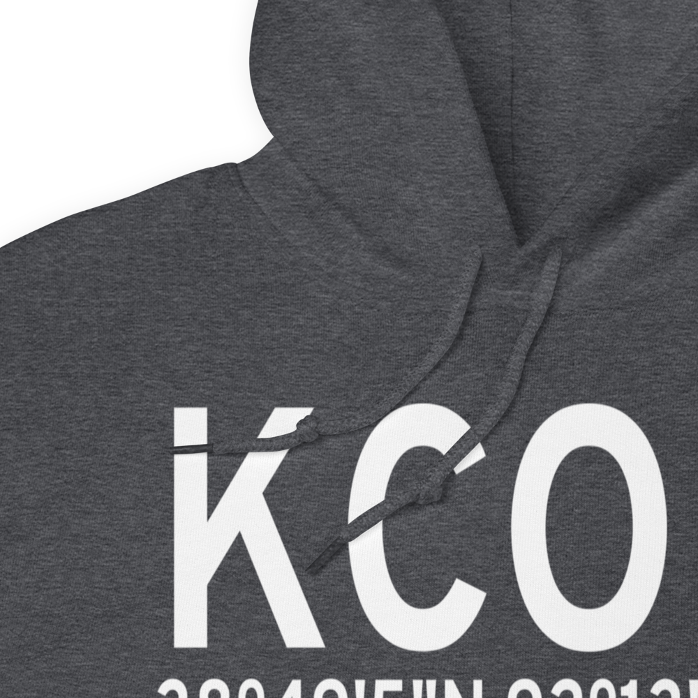 Columbia Regional Airport (KCOU) ICAO Hoodie Sweatshirt 