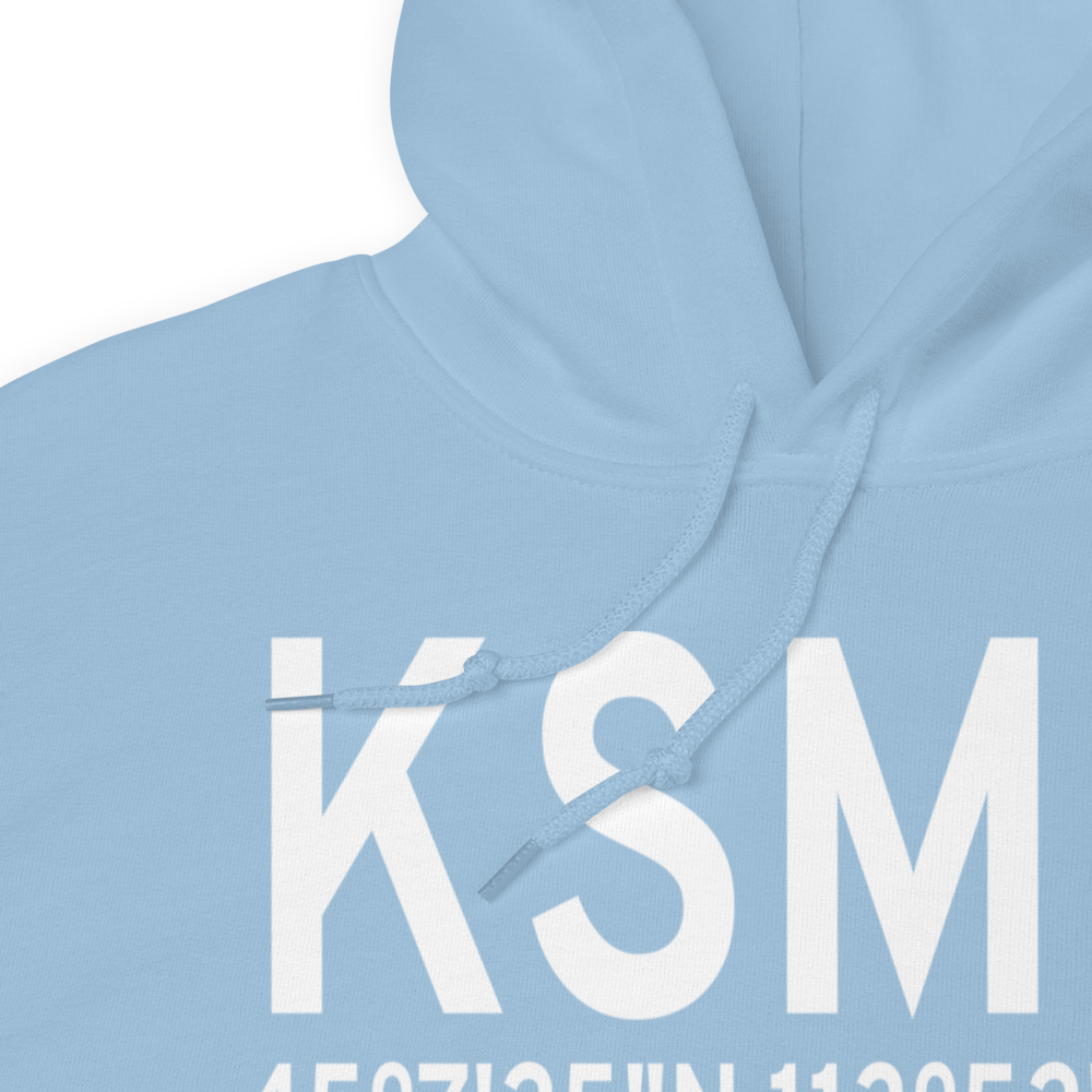 Lemhi County Airport (KSMN) ICAO Hoodie Sweatshirt 