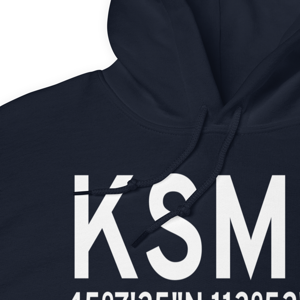 Lemhi County Airport (KSMN) ICAO Hoodie Sweatshirt 