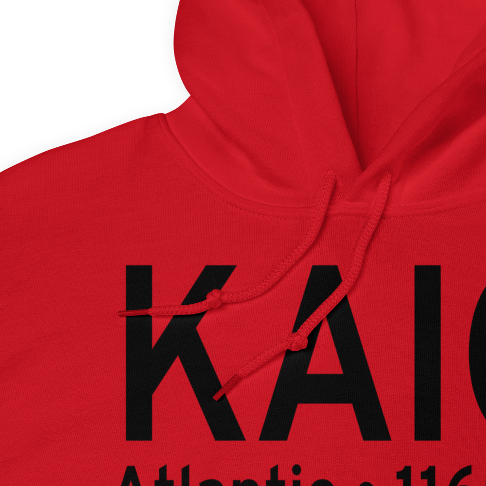 Atlantic Municipal Airport (KAIO) ICAO Hoodie Sweatshirt 