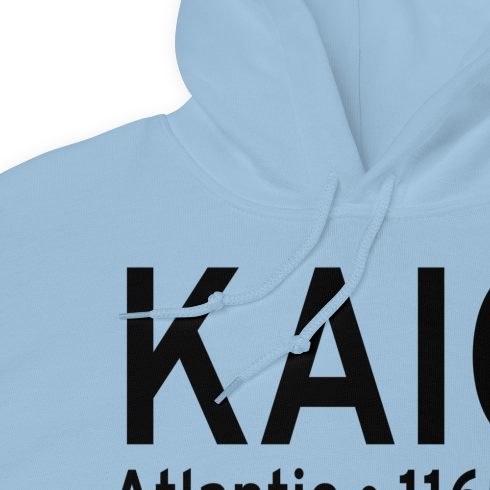 Atlantic Municipal Airport (KAIO) ICAO Hoodie Sweatshirt 