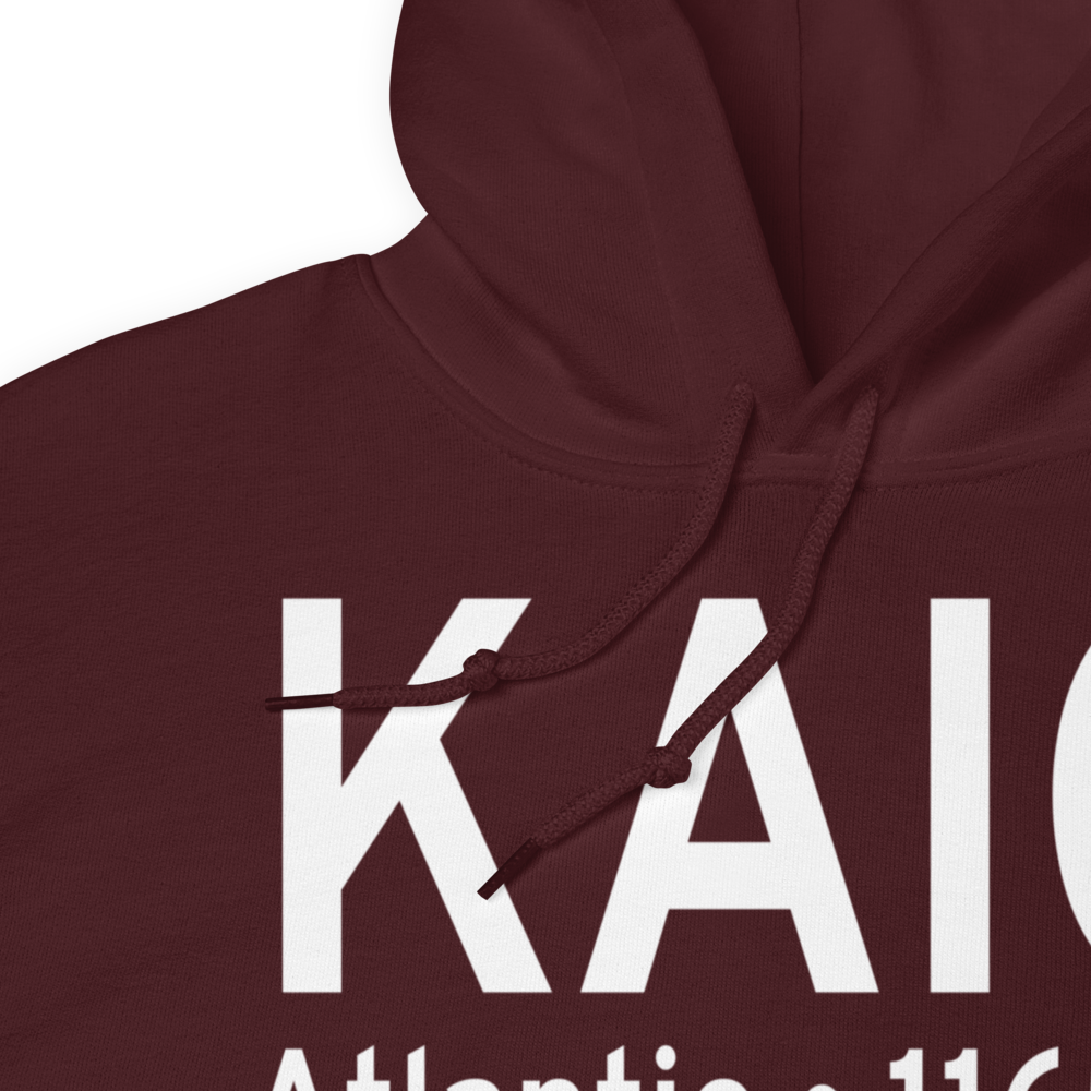Atlantic Municipal Airport (KAIO) ICAO Hoodie Sweatshirt 
