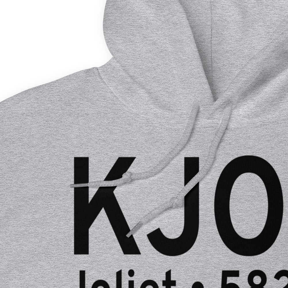 Joliet Regional Airport (KJOT) ICAO Hoodie Sweatshirt 
