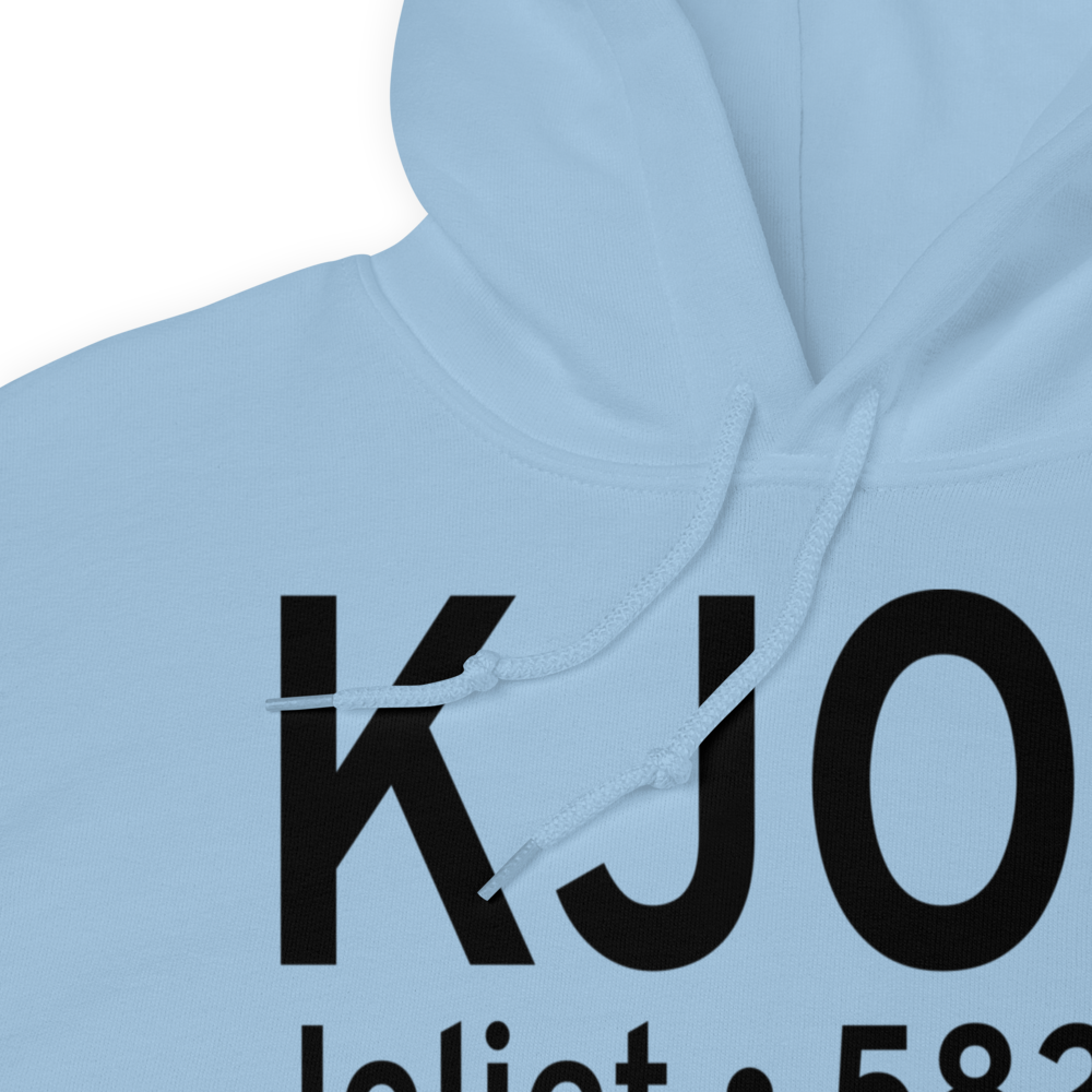 Joliet Regional Airport (KJOT) ICAO Hoodie Sweatshirt 
