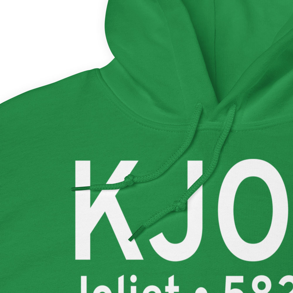 Joliet Regional Airport (KJOT) ICAO Hoodie Sweatshirt 