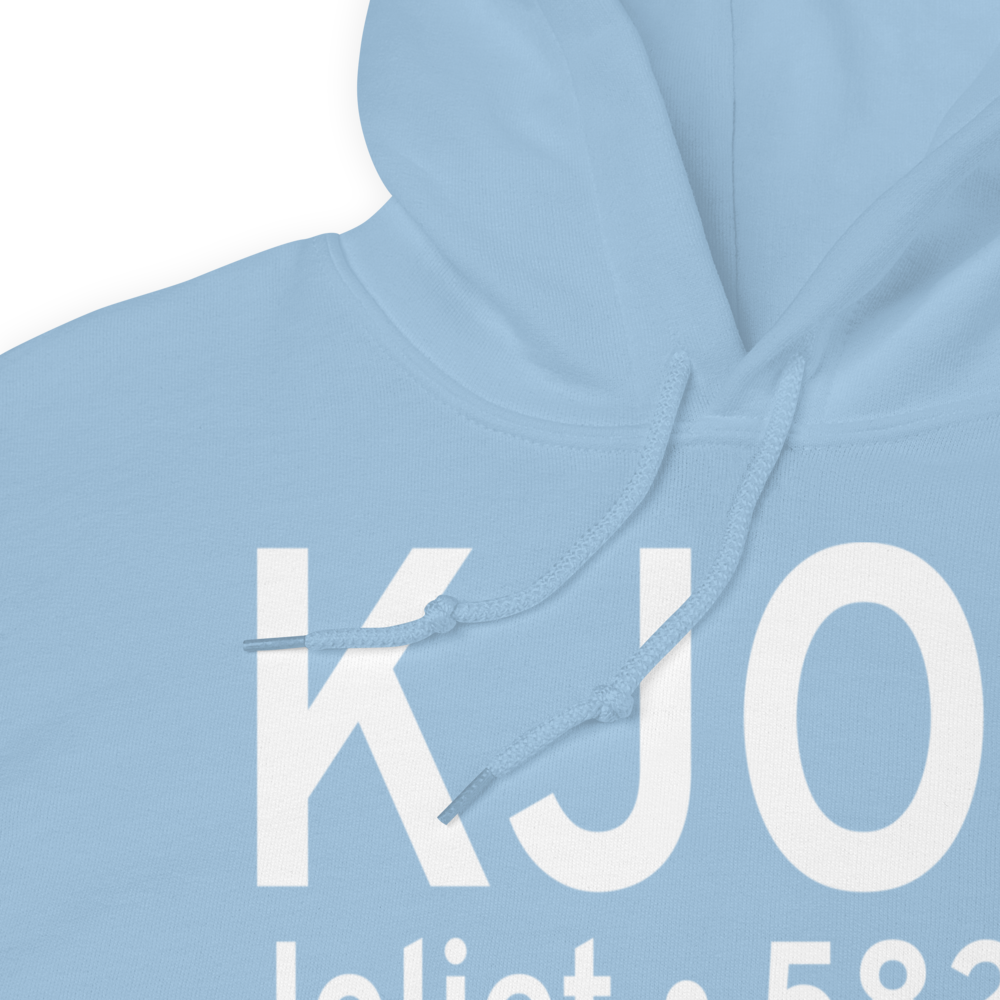 Joliet Regional Airport (KJOT) ICAO Hoodie Sweatshirt 