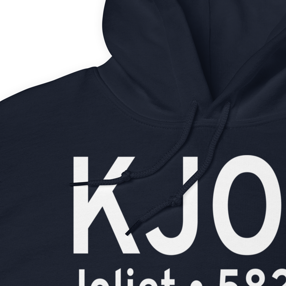 Joliet Regional Airport (KJOT) ICAO Hoodie Sweatshirt 