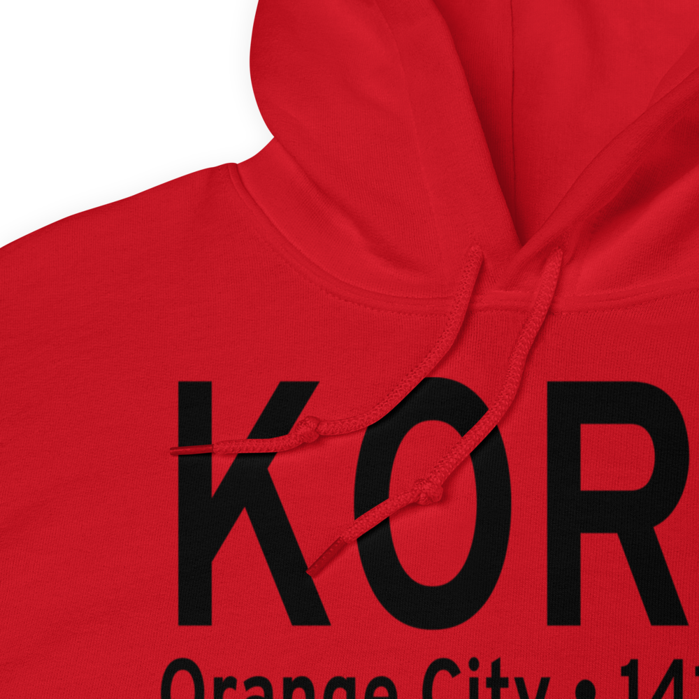 Orange City Municipal Airport (KORC) ICAO Hoodie Sweatshirt 