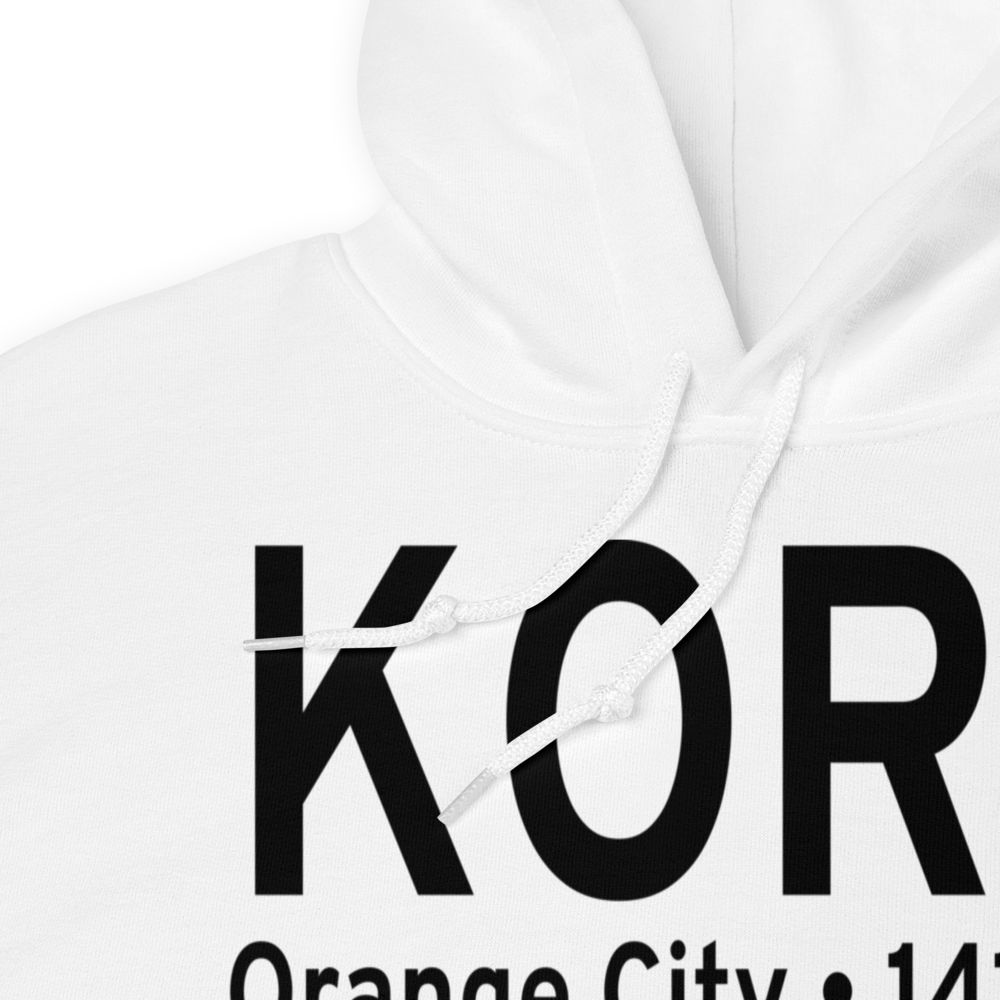 Orange City Municipal Airport (KORC) ICAO Hoodie Sweatshirt 