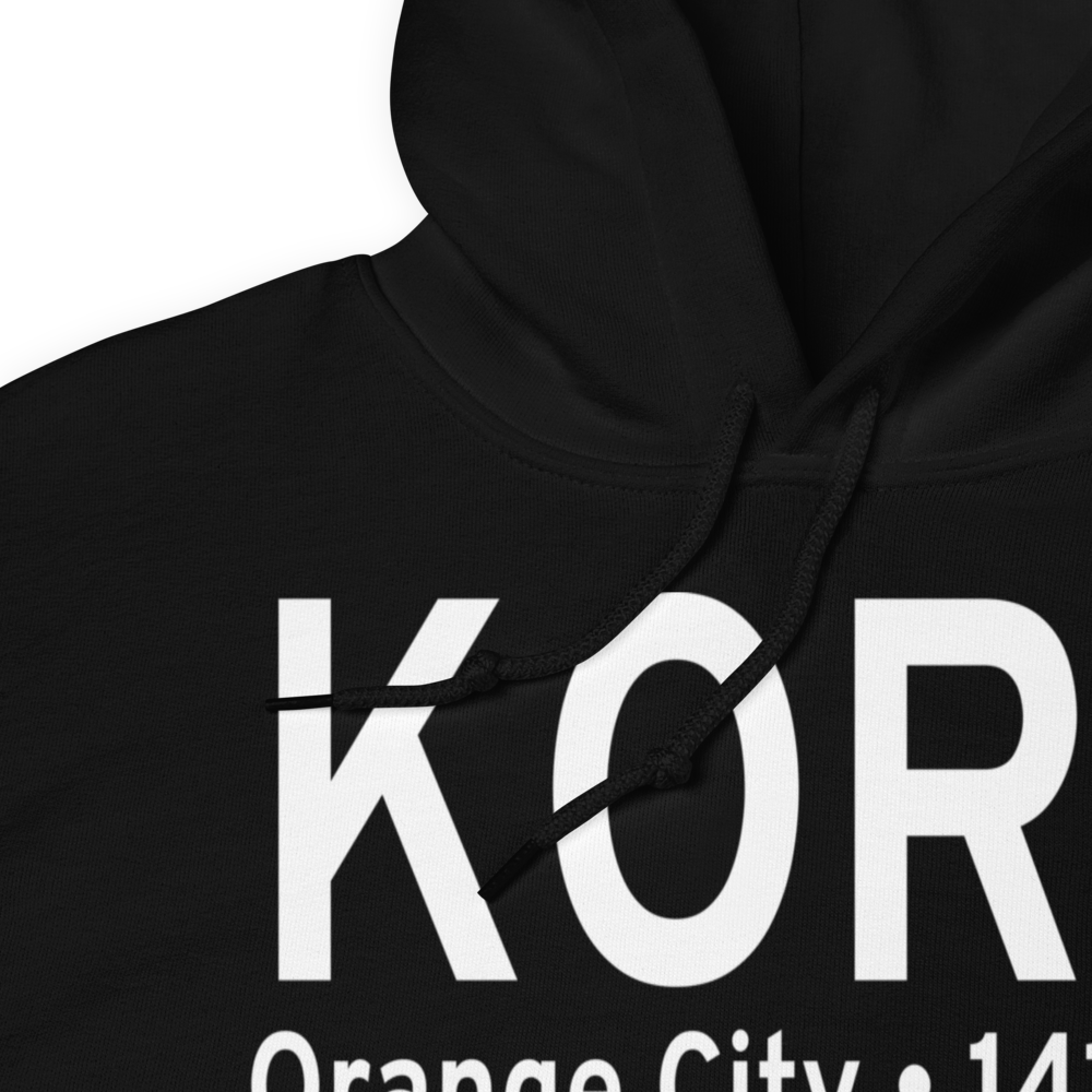 Orange City Municipal Airport (KORC) ICAO Hoodie Sweatshirt 