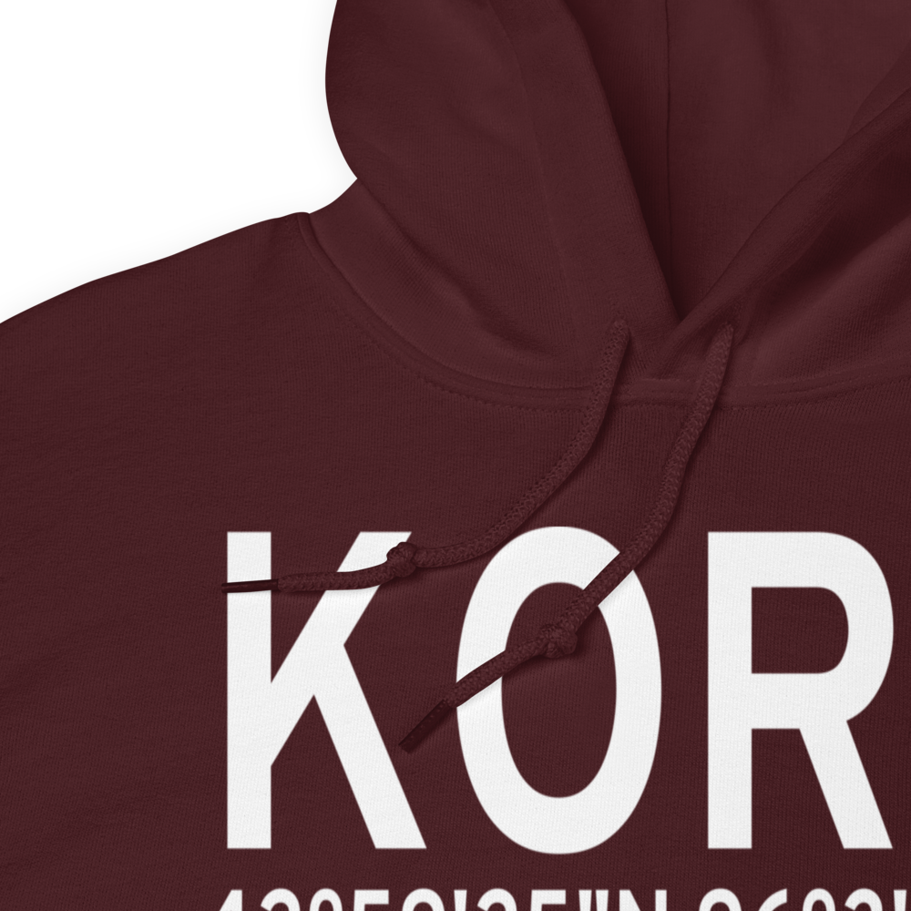 Orange City Municipal Airport (KORC) ICAO Hoodie Sweatshirt 