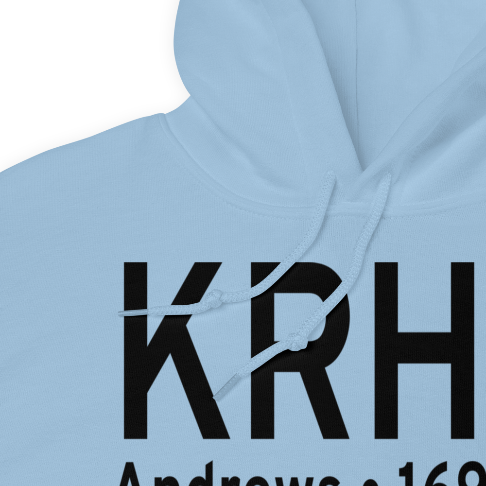 Western Carolina Regional Airport (KRHP) ICAO Hoodie Sweatshirt 