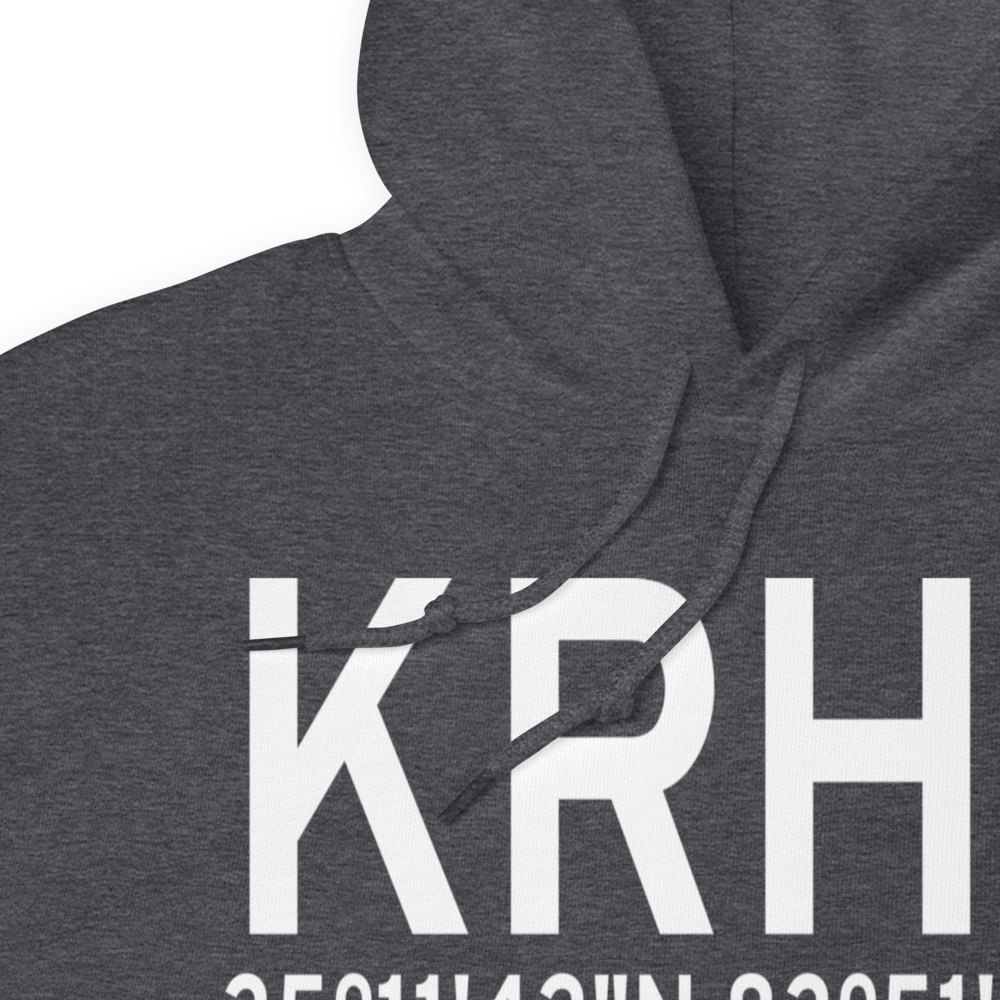 Western Carolina Regional Airport (KRHP) ICAO Hoodie Sweatshirt 